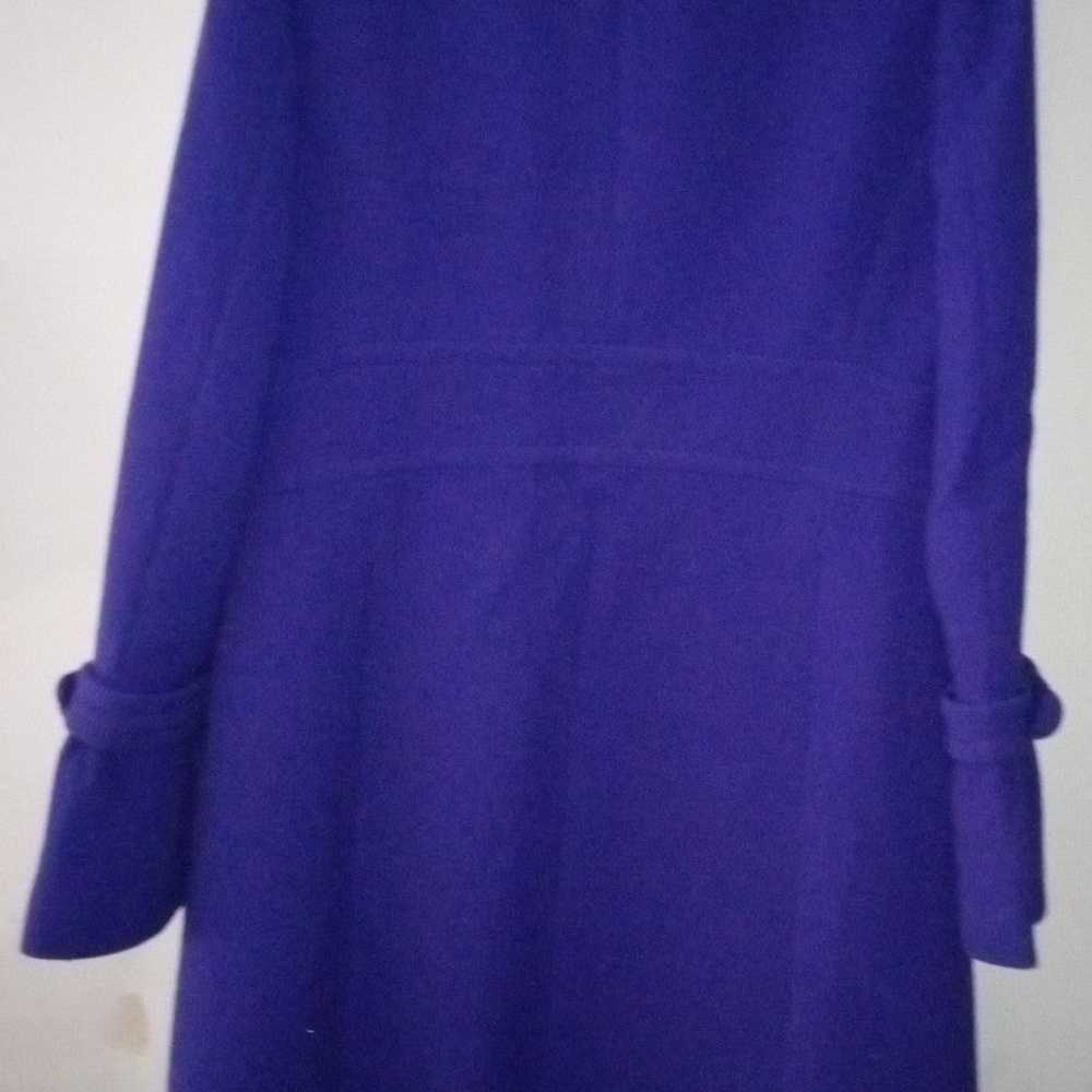 j crew coat purple 94% wool 6% Nylon - image 2
