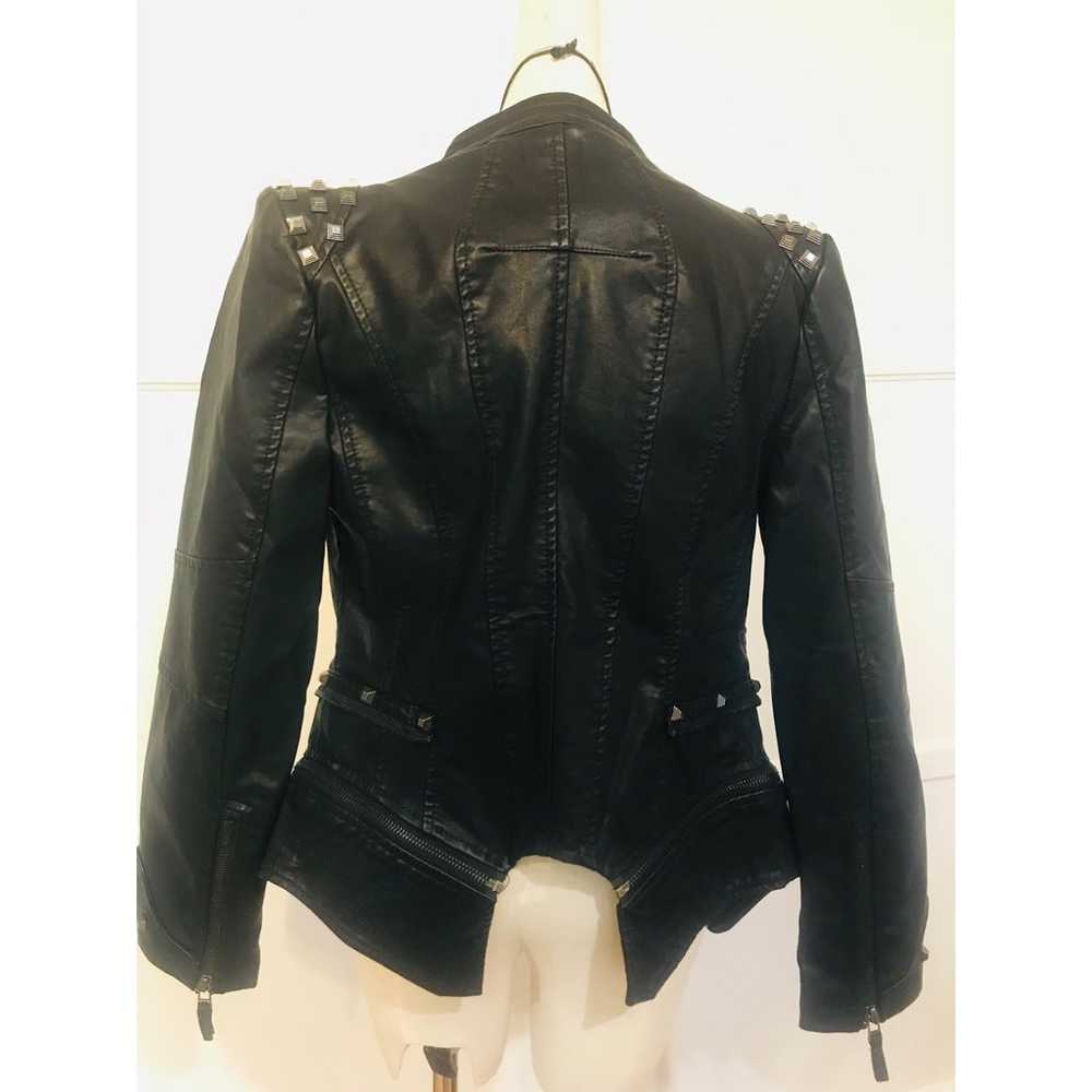 Studded Leather jacket women - image 5