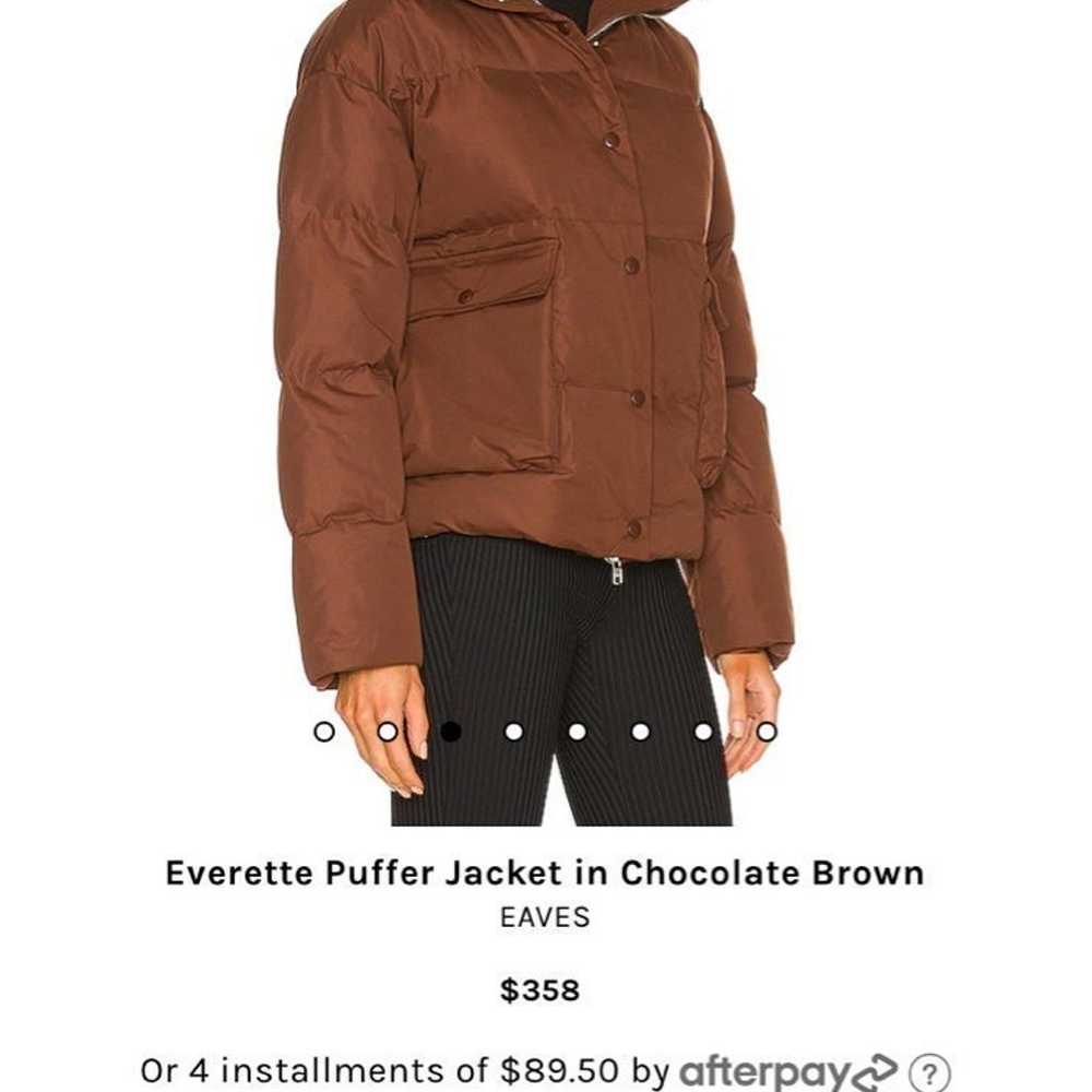 Eaves brown puffer jacket - image 2