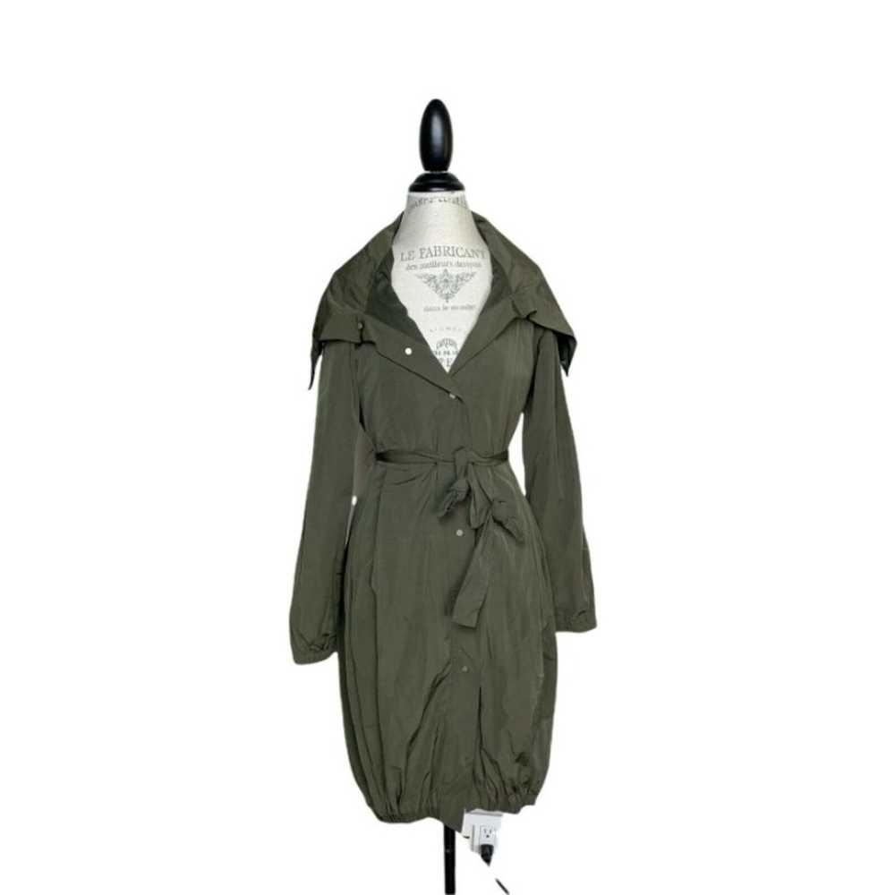Eileen Fisher Bubble Hem Belted Trench Coat Jacke… - image 2