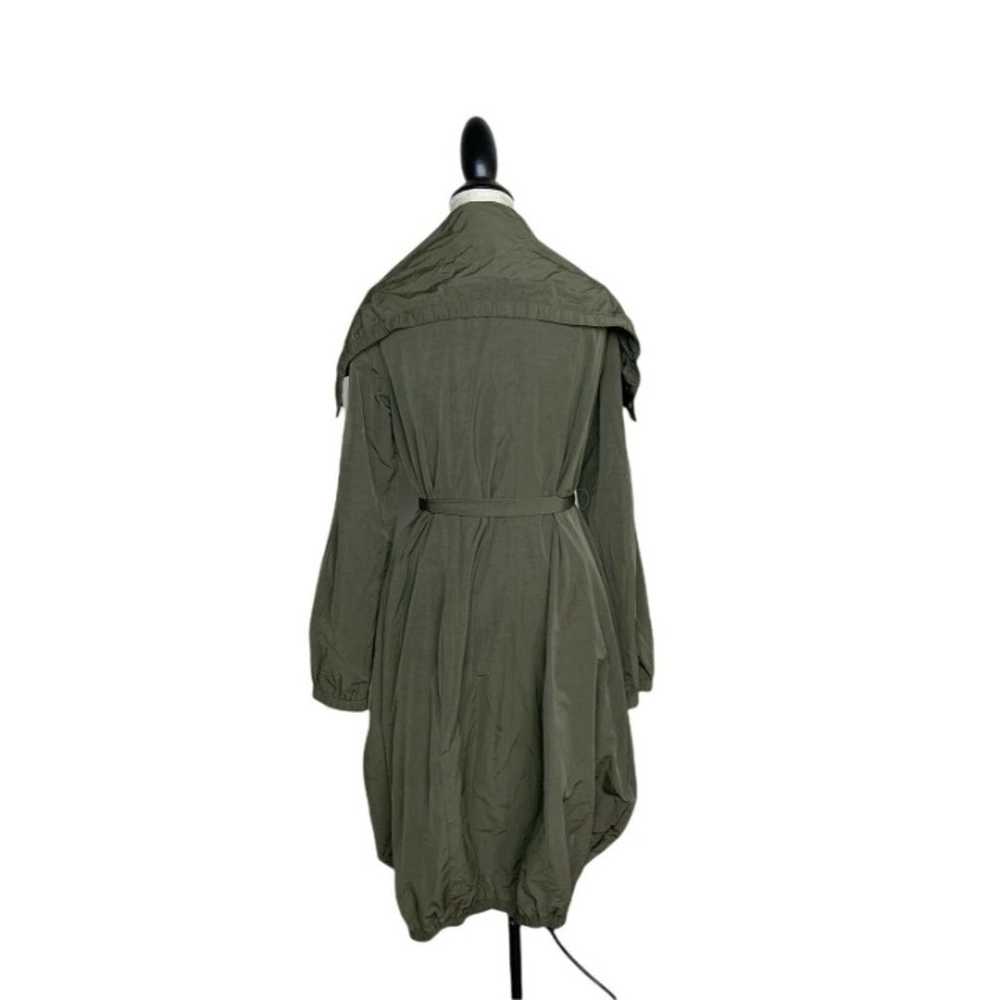 Eileen Fisher Bubble Hem Belted Trench Coat Jacke… - image 3