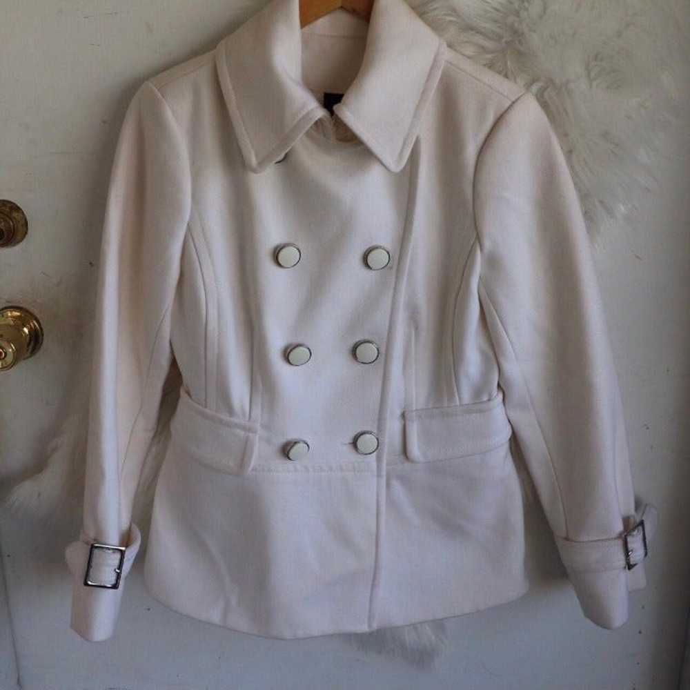 Nordstrom Off White Wool Coat - image 1