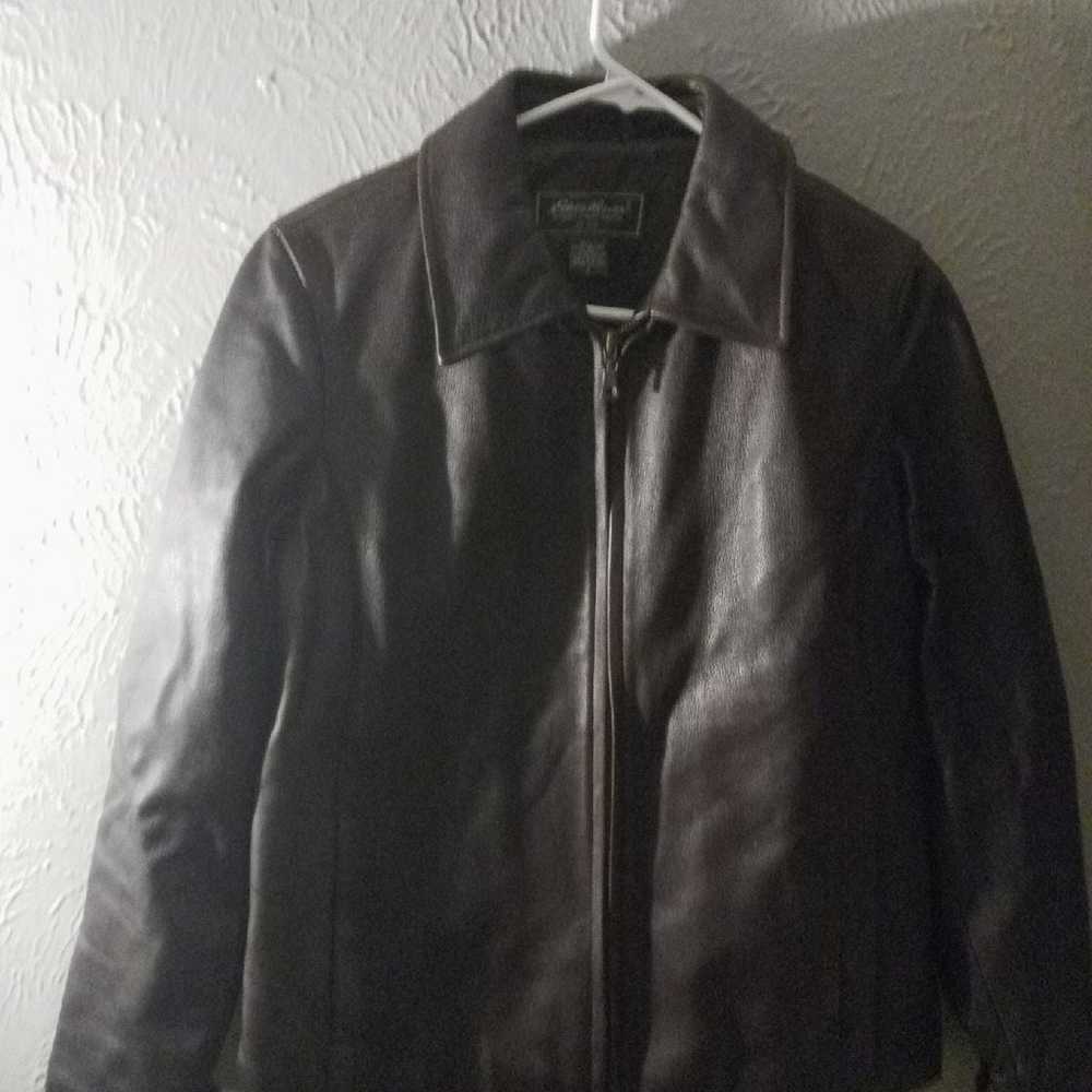 Eddie Beuer Leather Jacket Woman Size S - image 1