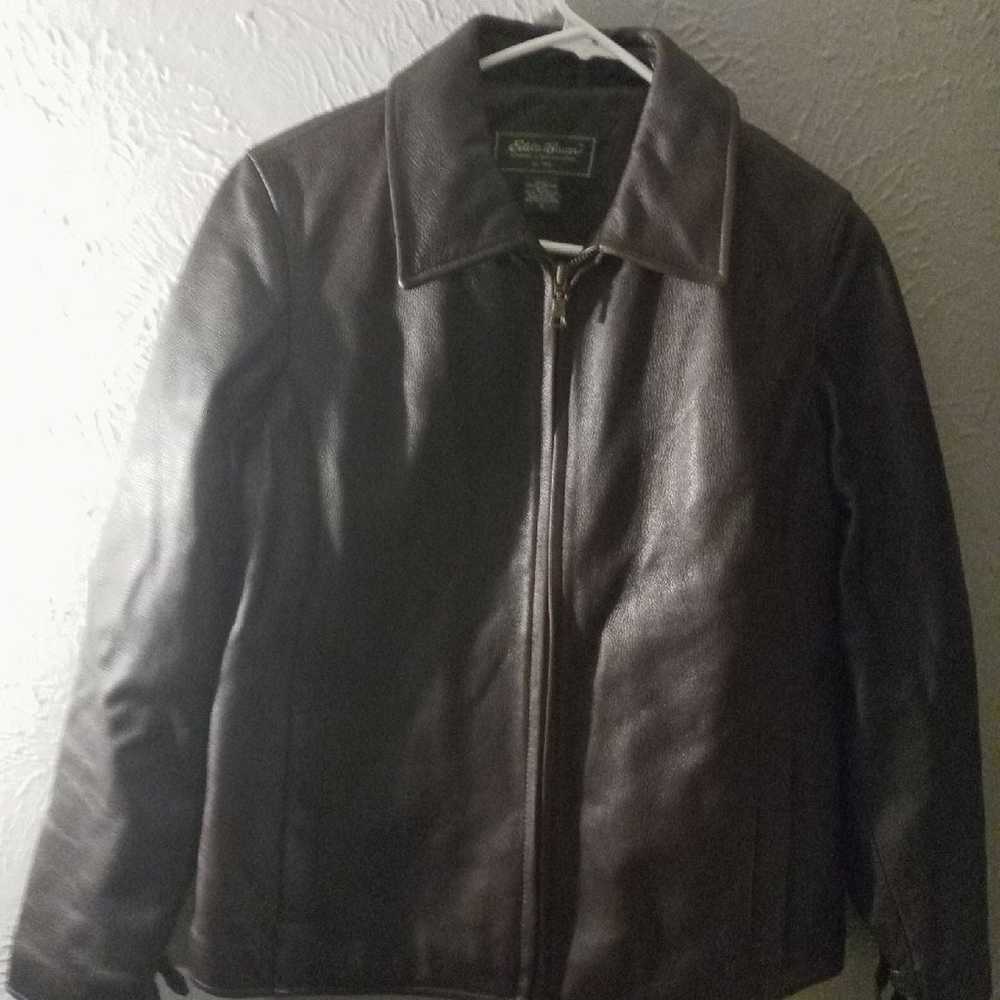 Eddie Beuer Leather Jacket Woman Size S - image 2