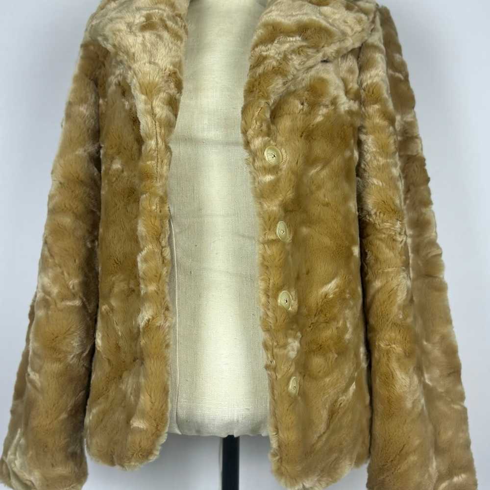 vintage Betsey Johnson Faux Fur Jacket - image 1