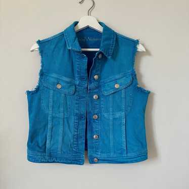 Zadig & Voltaire Venda Acid Deluxe Denim Vest Siz… - image 1