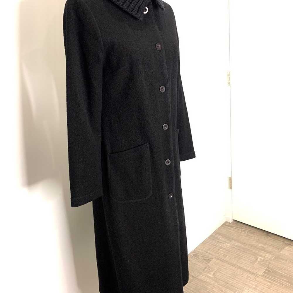 Camille vintage Black Wool Coat Size 2 - image 10