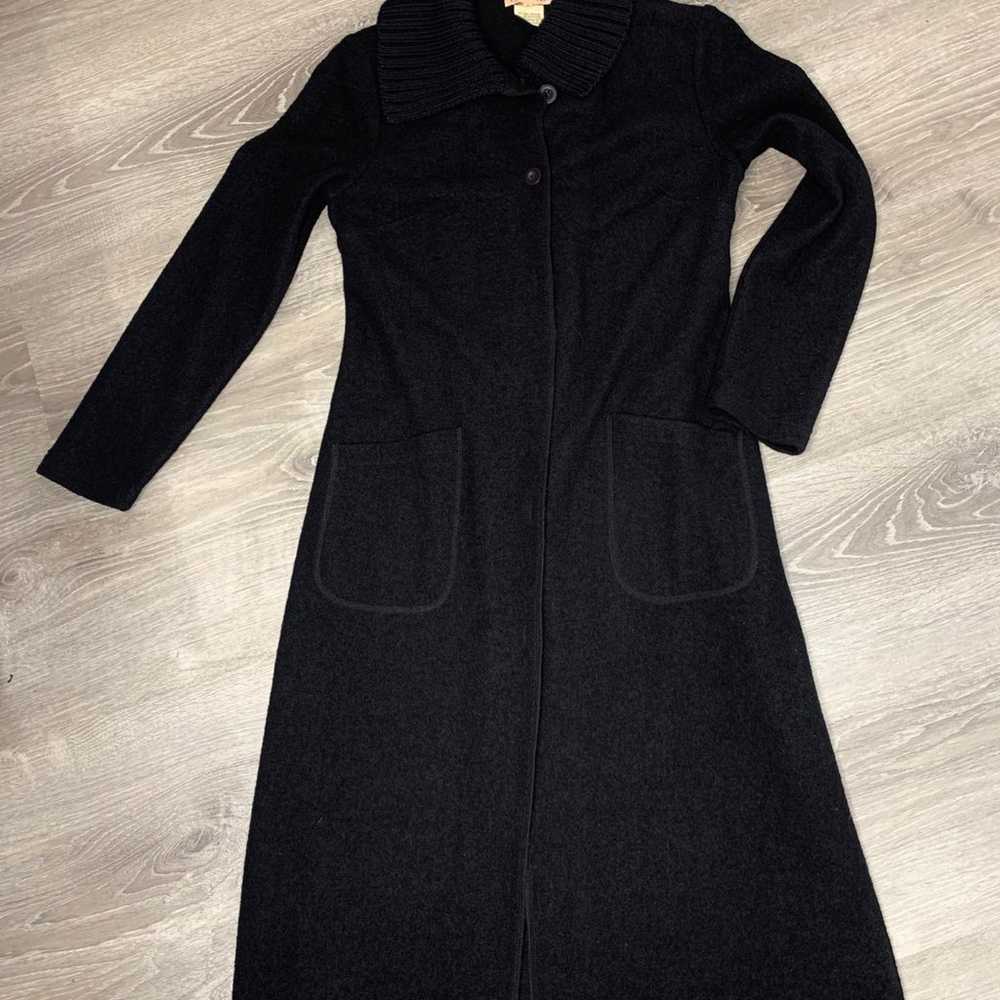 Camille vintage Black Wool Coat Size 2 - image 11