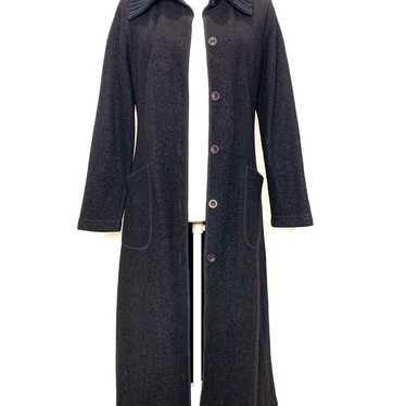 Camille vintage Black Wool Coat Size 2 - image 1