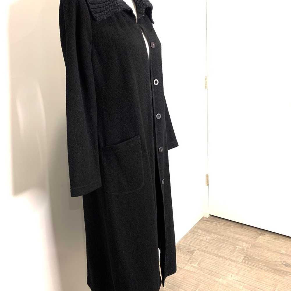 Camille vintage Black Wool Coat Size 2 - image 2