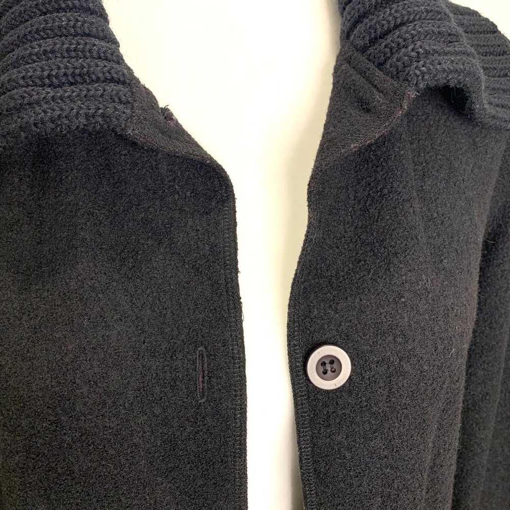 Camille vintage Black Wool Coat Size 2 - image 4