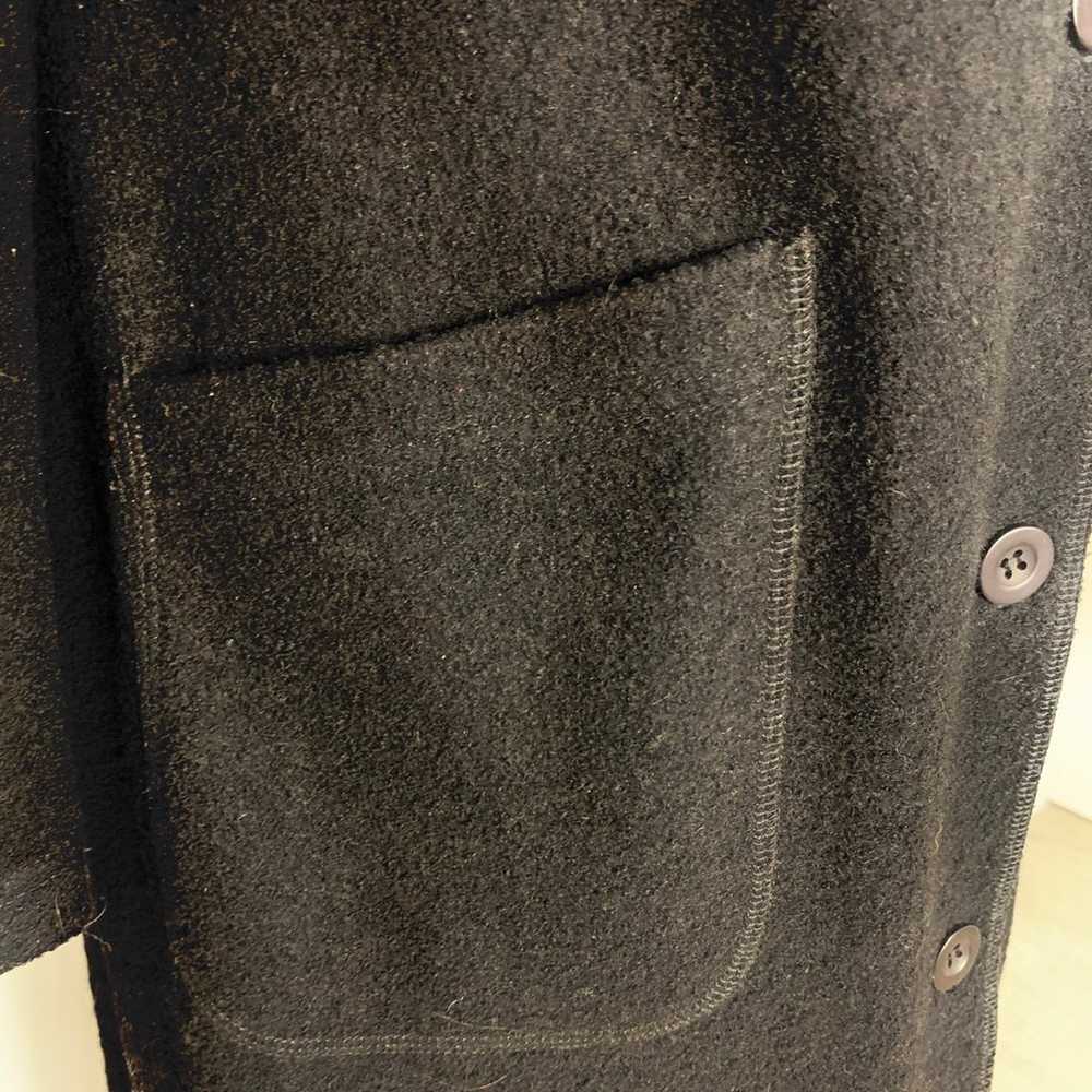 Camille vintage Black Wool Coat Size 2 - image 8