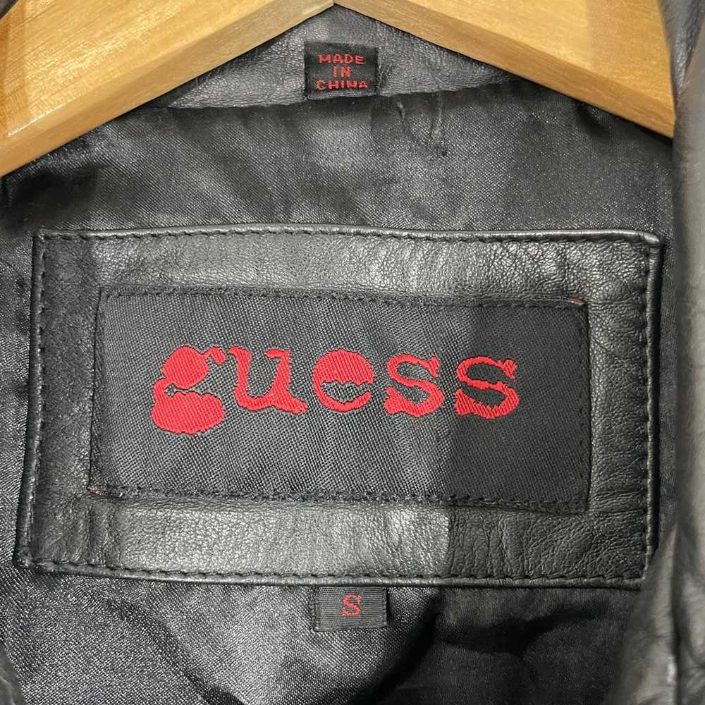 VINTAGE GUESS WOMAN GENUINE LEATHER jacket - image 4