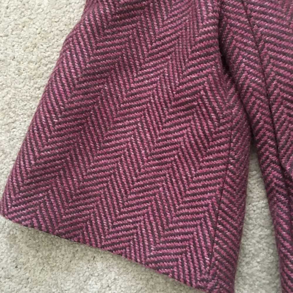 Rebecca Taylor Wool Silk Tweed Jacket * 8 * Pink … - image 4
