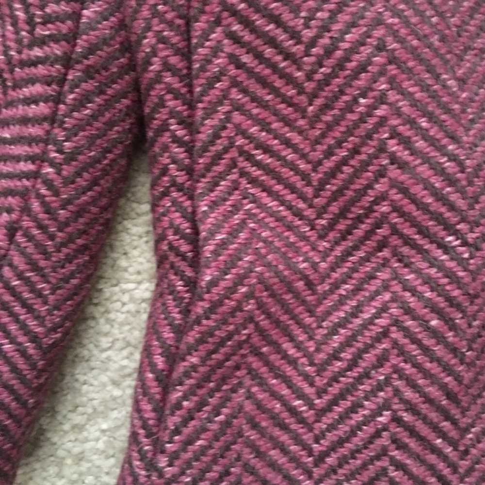 Rebecca Taylor Wool Silk Tweed Jacket * 8 * Pink … - image 5