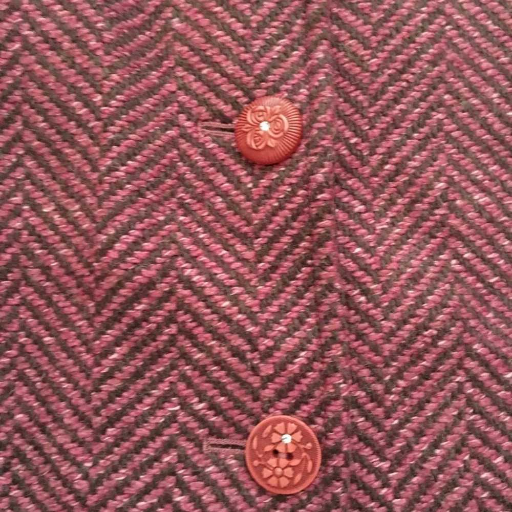 Rebecca Taylor Wool Silk Tweed Jacket * 8 * Pink … - image 6