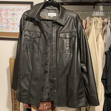 Calvin Klein leather jacket - image 1