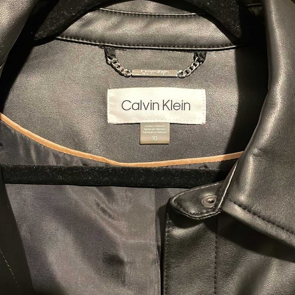 Calvin Klein leather jacket - image 3