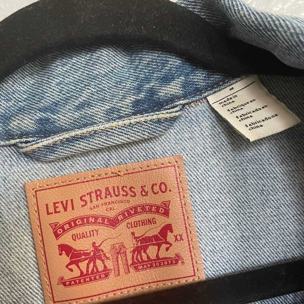 Levis Embroidered Custom Jean Jacket - image 4