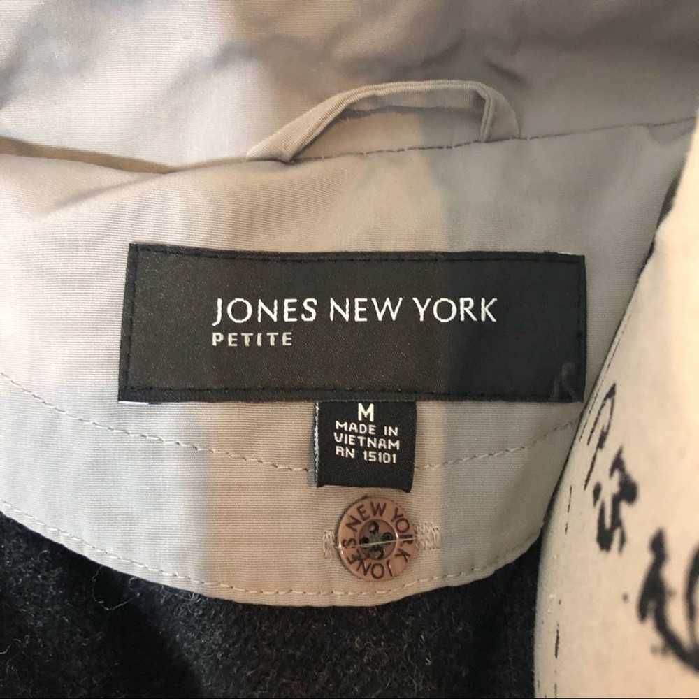 Jones New York Olive Green Trench Coat - image 9
