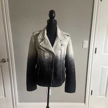 Gap Women's Wool Jacket! Black and white Ombré! - image 1