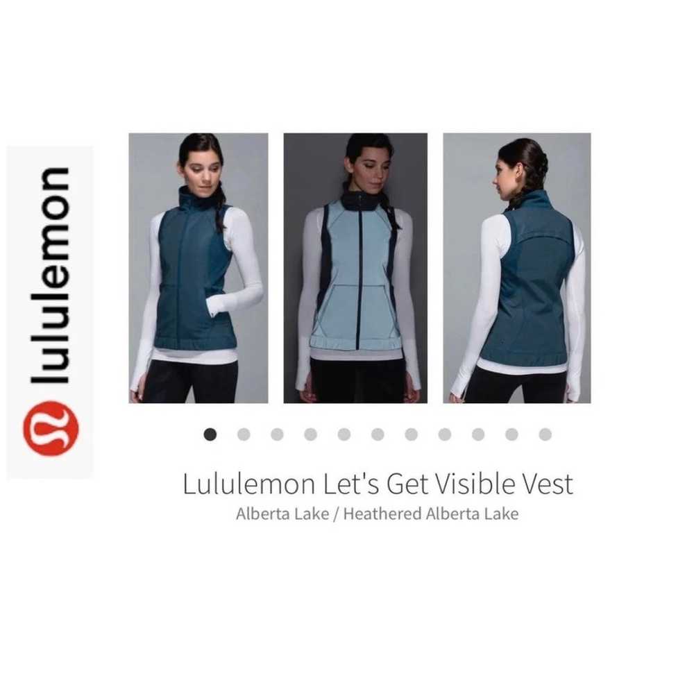 LuLuLemon Let’s Get Visible Vest. 8 Dark Teal - image 1