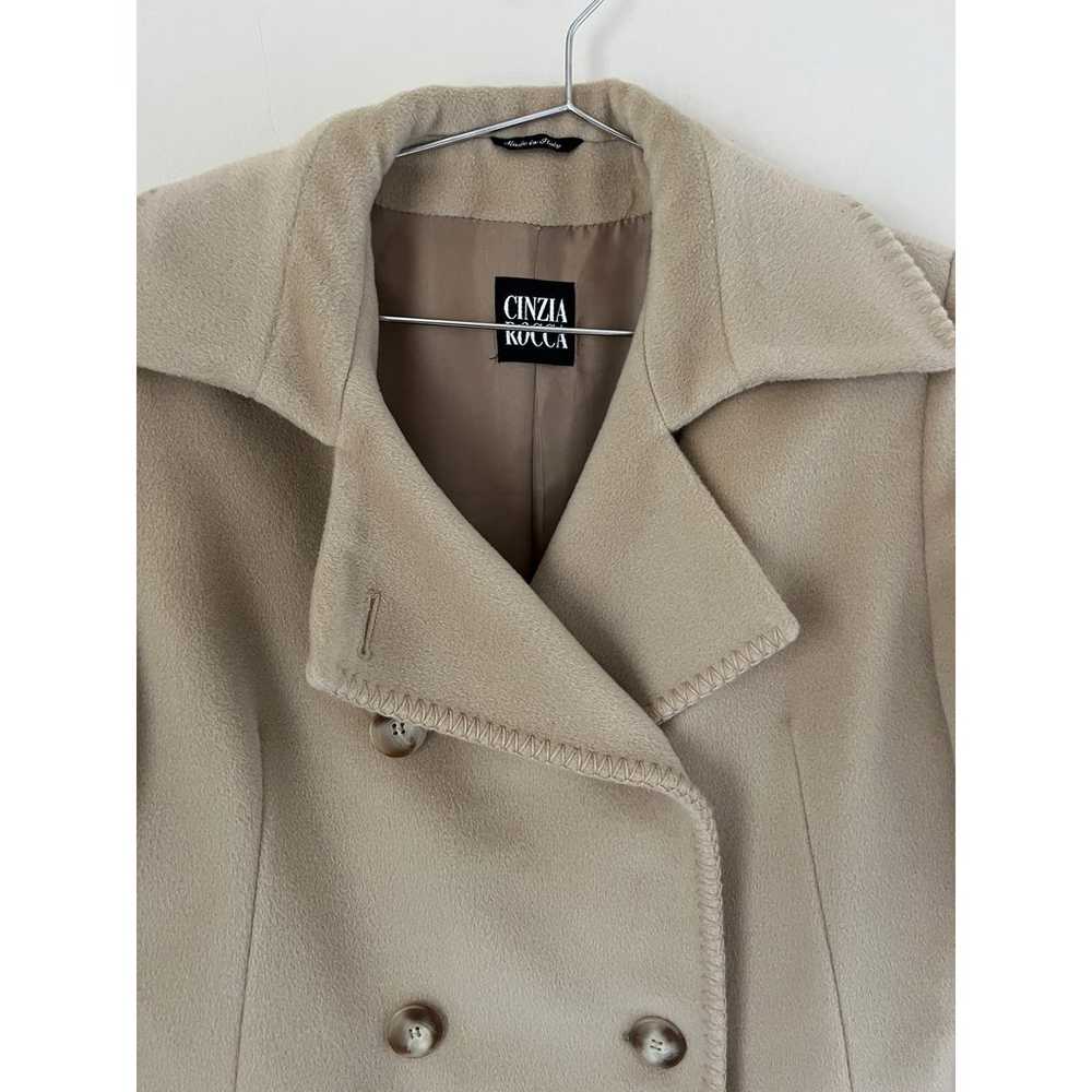Cinzia Rocca Cream Pure Virgin Wool Coat Jacket S… - image 5