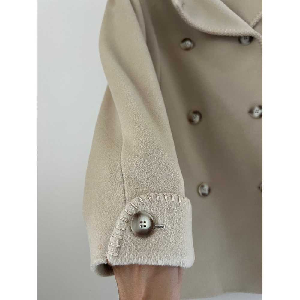 Cinzia Rocca Cream Pure Virgin Wool Coat Jacket S… - image 6