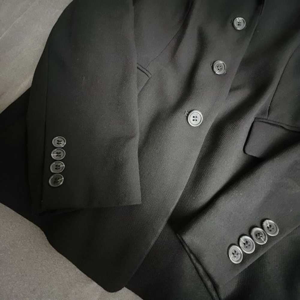 J.Crew 100% Wool Black Blazer made in Japan - image 4