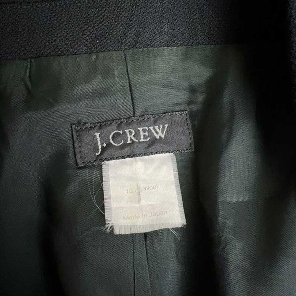 J.Crew 100% Wool Black Blazer made in Japan - image 6