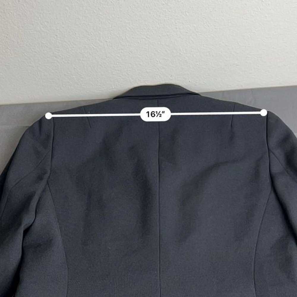 J.Crew 100% Wool Black Blazer made in Japan - image 8