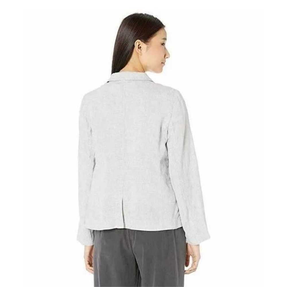 EILEEN FISHER Metallic-Accented Shaped Two-Button… - image 3