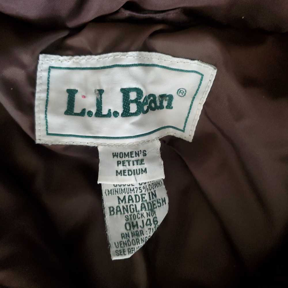 L.L. Bean long goose down jacket coat - image 3