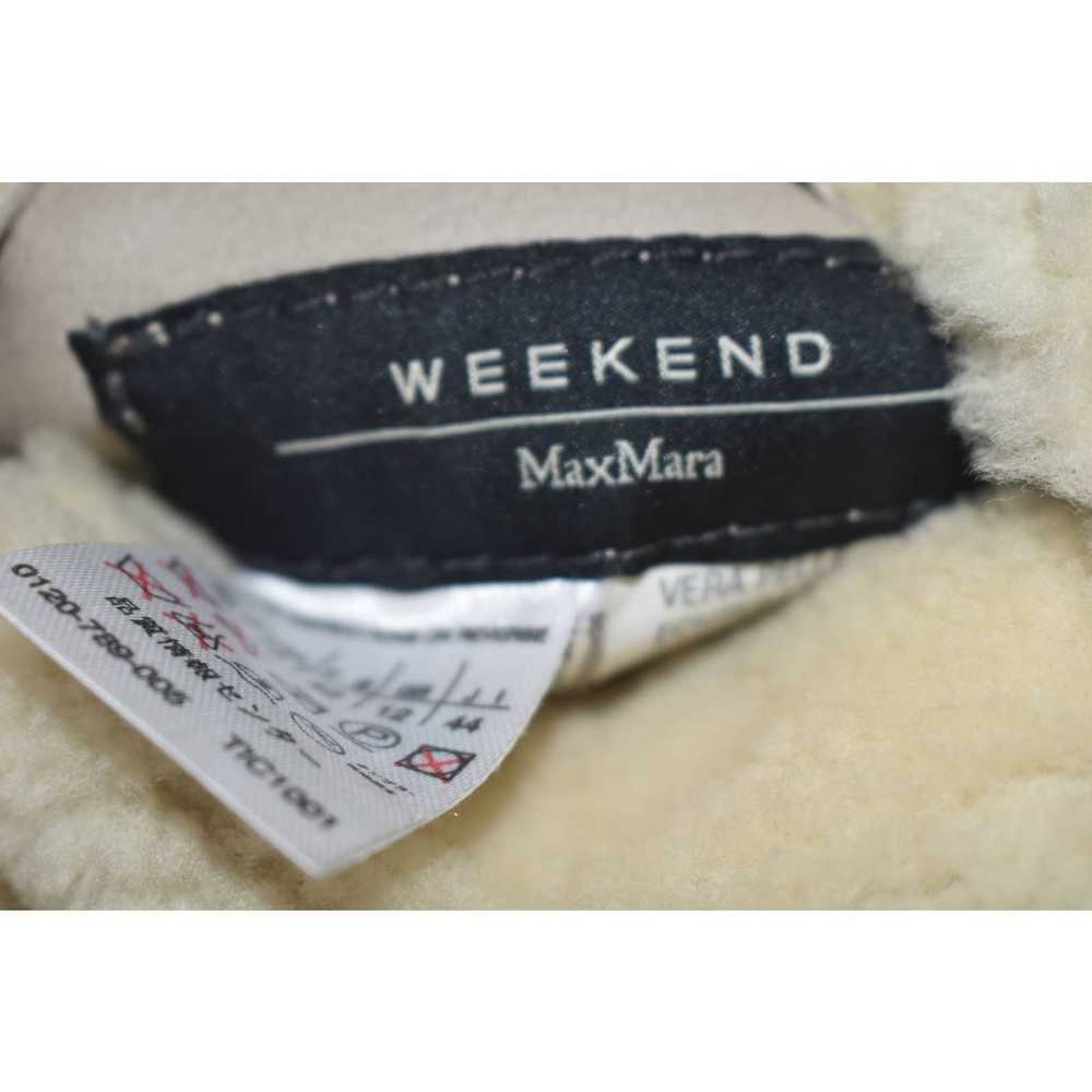 Max Mara Weekend Reversible Plush Leather Jacket … - image 7