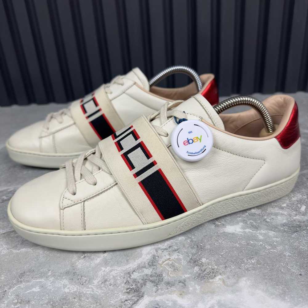 Gucci Ace leather trainers - image 2