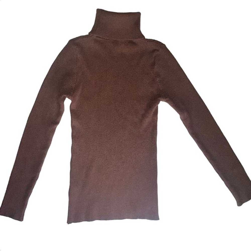 Vintage Womens Ribbed Pullover Long Sleeve Top, S… - image 3