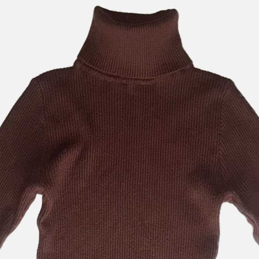 Vintage Womens Ribbed Pullover Long Sleeve Top, S… - image 5