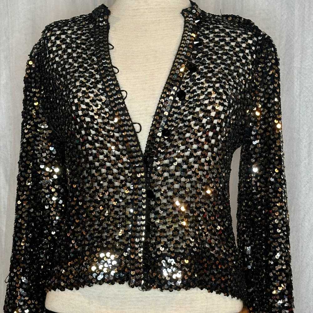 Party Collectibles Vingate Sequin Top - image 1