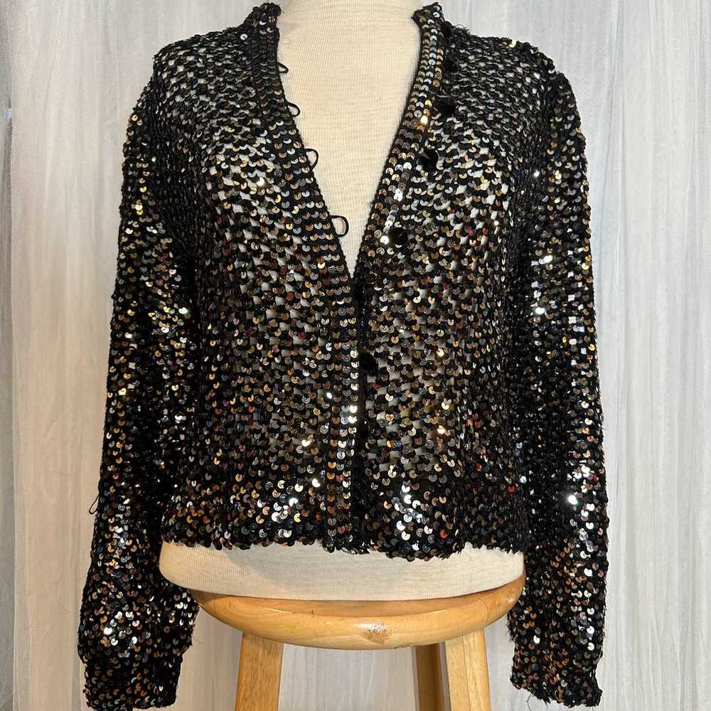 Party Collectibles Vingate Sequin Top - image 2