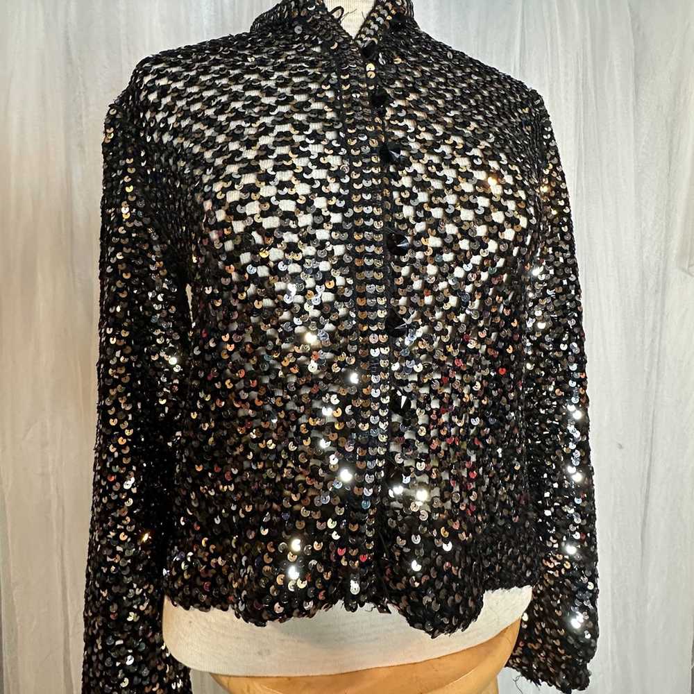 Party Collectibles Vingate Sequin Top - image 3