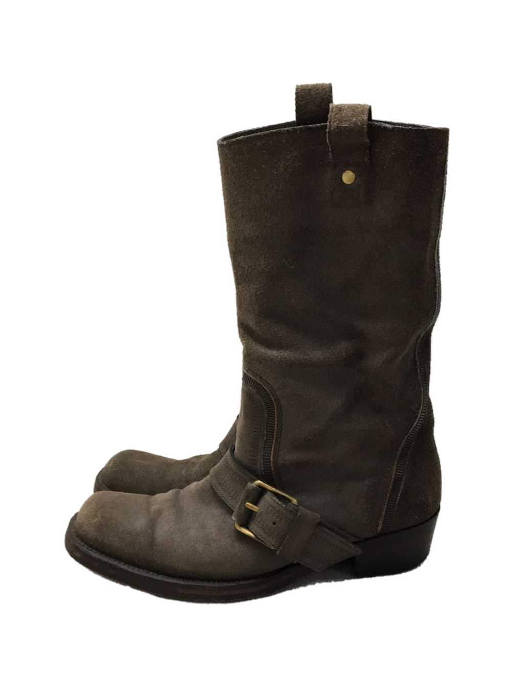 Bottega Veneta Engineer Boots/40/Brown/Suede Shoe… - image 1