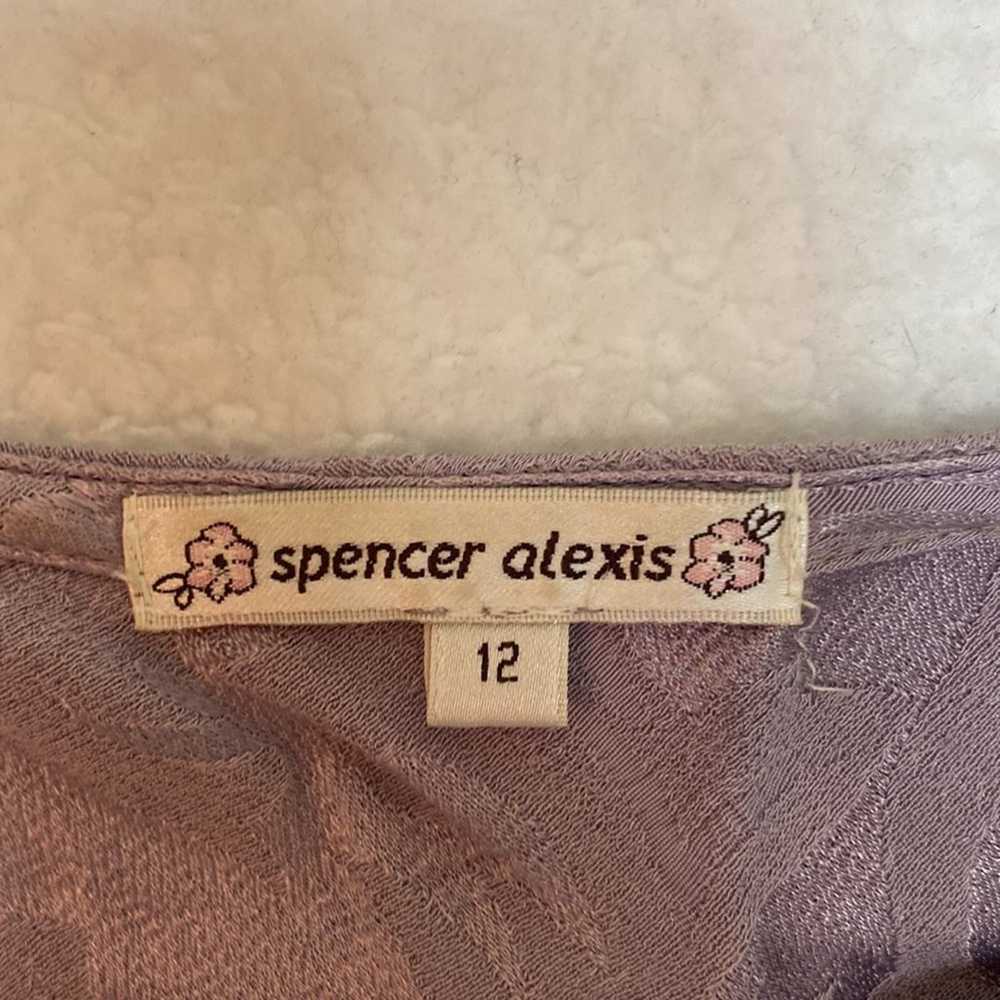Spencer Alexis Vintage Top Lavender Purple Women’… - image 6