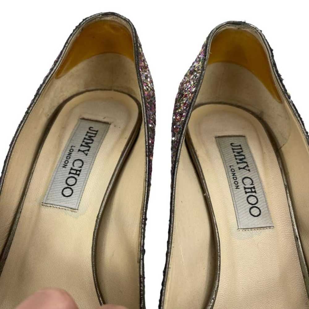 Jimmy Choo Glitter heels - image 11