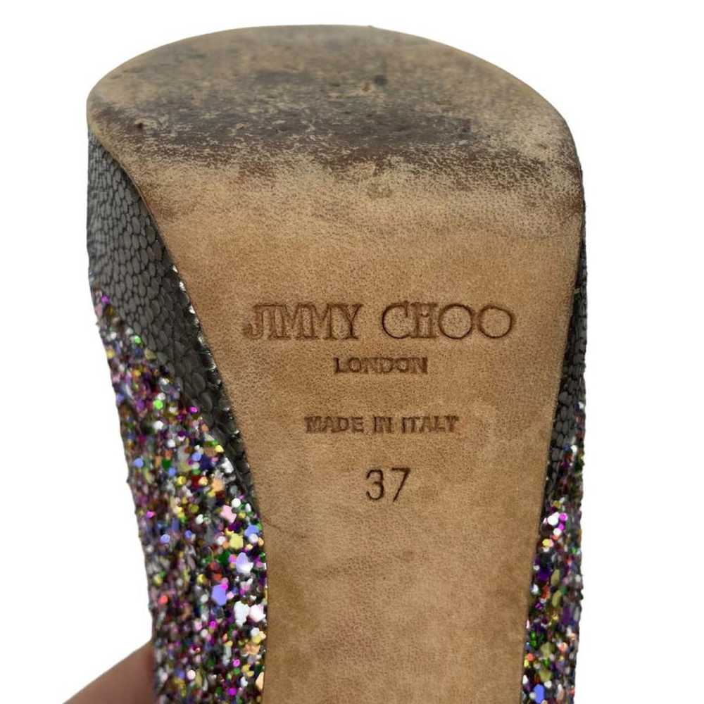 Jimmy Choo Glitter heels - image 9