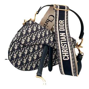 Dior Saddle cloth handbag