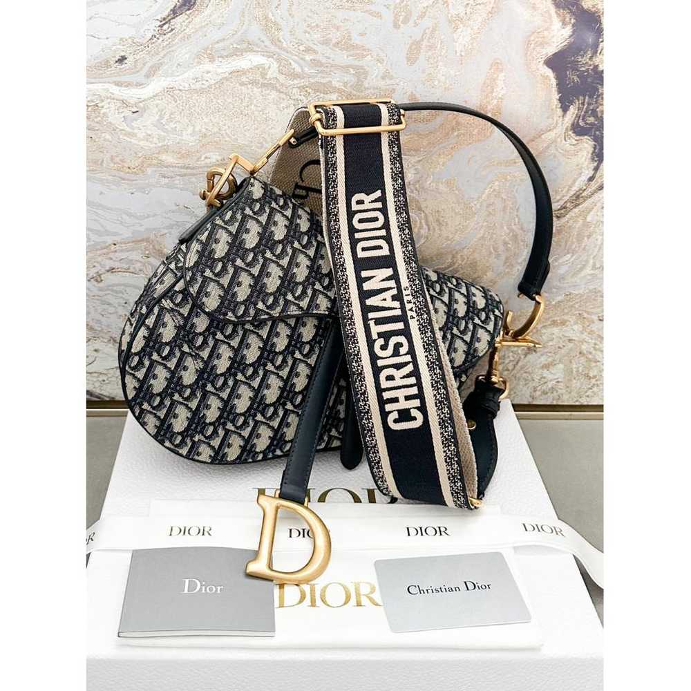 Dior Saddle cloth handbag - image 2