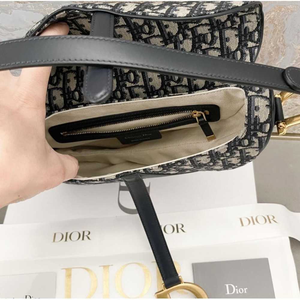 Dior Saddle cloth handbag - image 4