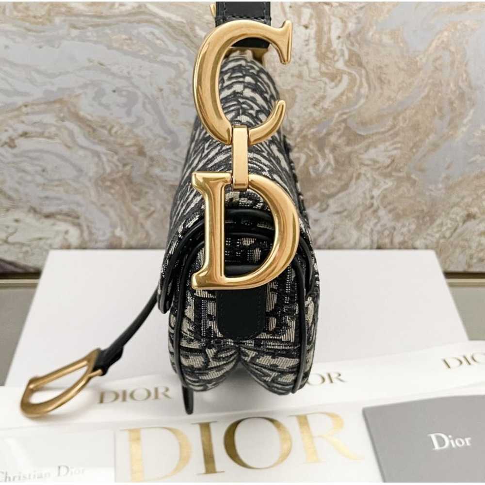 Dior Saddle cloth handbag - image 5