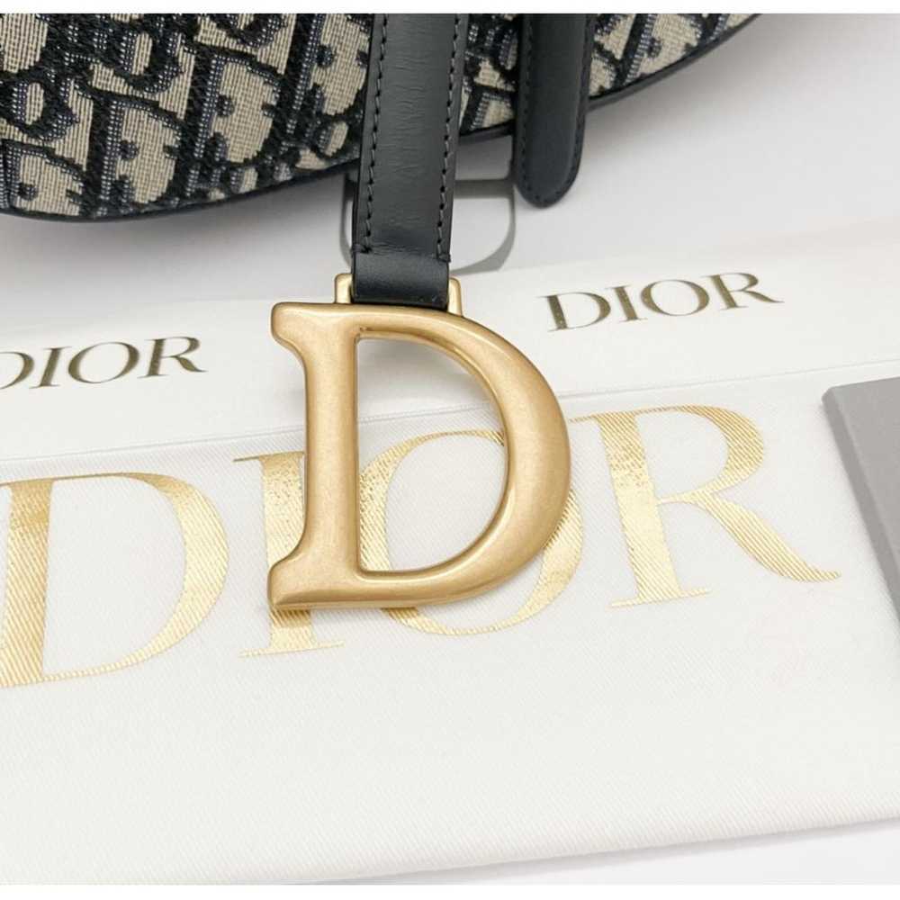 Dior Saddle cloth handbag - image 6