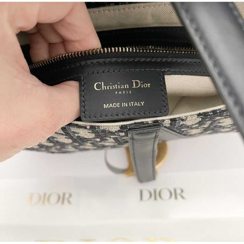 Dior Saddle cloth handbag - image 7